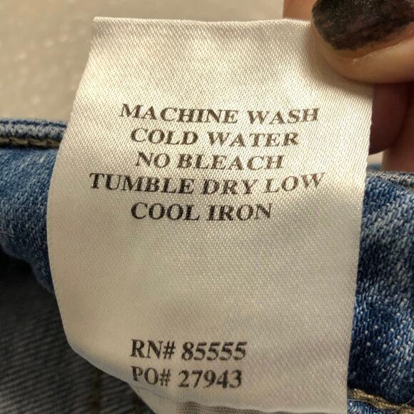 Studio Blue Size 26in Grunge Skinny Jeans Distressed Light Wash Pants w Pockets - Picture 12 of 14